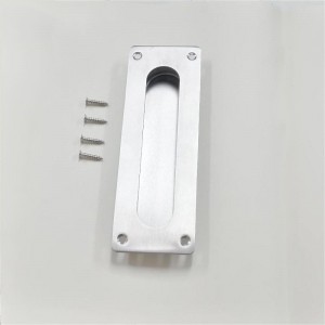 Pulsping da 7,09 pollici di scarico di cravatta per la porta dell\'armadio della porta, maniglia della porta scorrevole, porta rettangolare in acciaio inossidabile spazzolato hardware